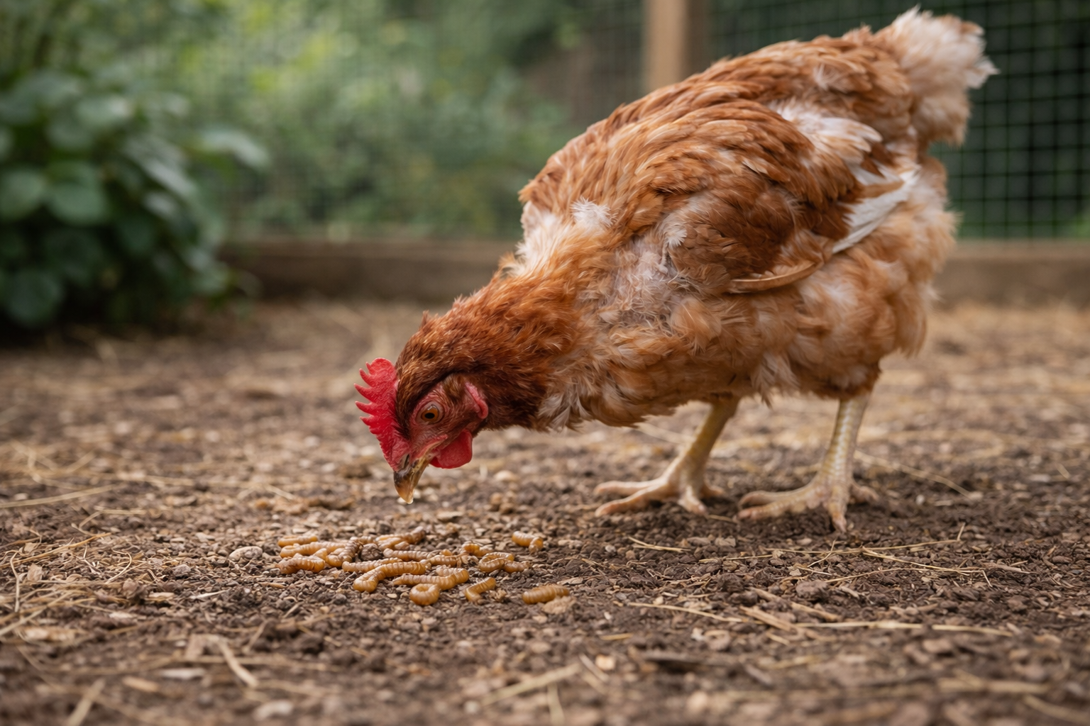 Hen recovery with calci worms